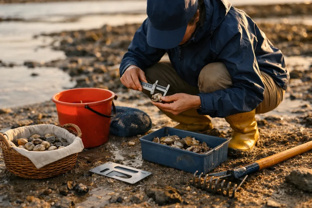 La pêche à pied a ses règles : tailles, quotas, zones interdites